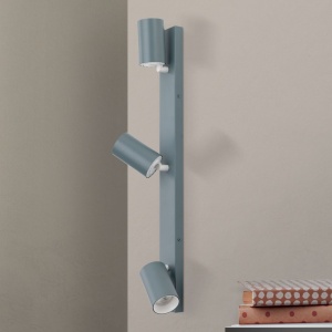 Aplica cu 3 spoturi directionabile stil minimalist PENN, verde deschis 241227 universul-luminii.ro