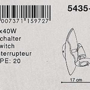 Aplica cu lemn Earl 5435-1 GL 42477 universul-luminii.ro