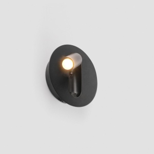 Aplica cu reader LED directionabil stil minimalist TIMIT USB C negru - Img 3