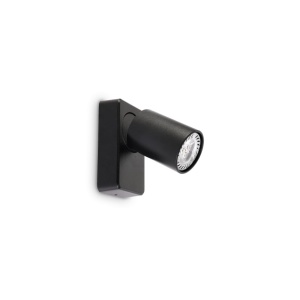Aplica cu spot directionabil RUDY AP1 NERO 229010 IDL - Img 1