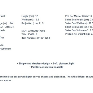Aplica de exterior ambientala stil nordic IP44 Sibelis antracit 67017 universul-luminii.ro