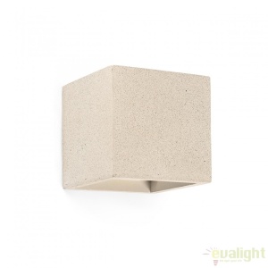 Aplica de perete ambientala design minimalist KAMEN bej 63311