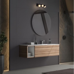 Aplica de perete baie cu 3 surse de lumina LED TEKO 233067 universul-luminii.ro