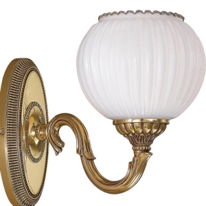 Aplica de perete clasica din alama design italian 9350 107887 universul-luminii.ro
