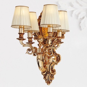 Aplica de perete clasica LUX realizata manual Amber 163867 universul-luminii.ro