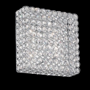 Aplica de perete cristal Venezian dim. 30x30cm ADMIRAL PL4 Cromo