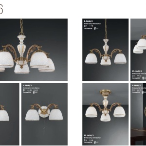 Aplica de perete cu 2 brate din alama design italian 8606 204717 universul-luminii.ro