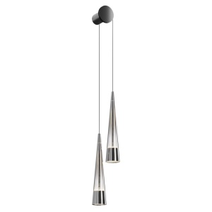 Aplica de perete cu 2 pendule LED design modern Sintesi 179827 universul-luminii.ro