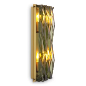 Aplica de perete cu aspect arhitectural Nuvola L alama antic/ verde 104007 universul-luminii.ro