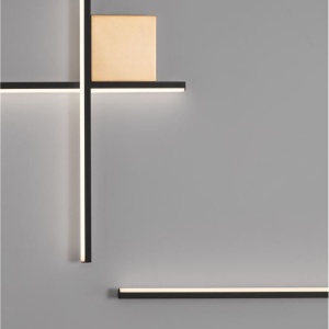 Aplica de perete cu lumina ambientala LED Cross 50cm 228947 universul-luminii.ro