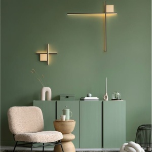 Aplica de perete cu lumina ambientala LED Cross 80cm 228957 universul-luminii.ro