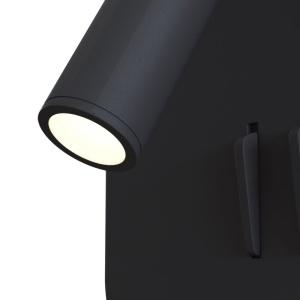 Aplica de perete cu spot LED directionabil LOS 176 negru 176417 universul-luminii.ro