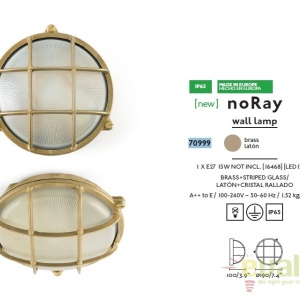 Aplica de perete de exterior in stil clasic, NORAY 70999 62697 universul-luminii.ro