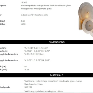 Aplica de perete deosebita LUX design ambiental Hyde 236037 universul-luminii.ro