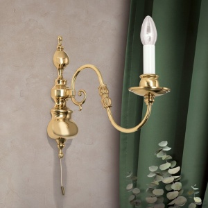 Aplica de perete design clasic FLAMISCH, alama lucioasa 241407 universul-luminii.ro