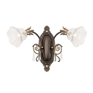 Aplica de perete design clasic LA BOHEME 2L, patina veche 241487 universul-luminii.ro
