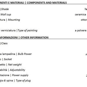 Aplica de perete design clasic realizata manual POTENZA - Img 3