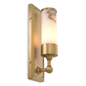 Aplica de perete design LUX Valentine alama antic/ alabastru 112877 universul-luminii.ro