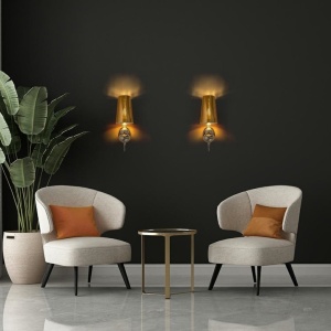 Aplica de perete design mimimalist Royal 15 auriu - Img 8