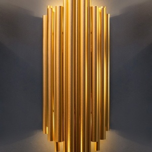 Aplica de perete design minimalist Tub auriu 239347 universul-luminii.ro