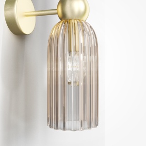 Aplica de perete design modern Antic cognac - Img 2