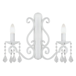 Aplica de perete design modern Diadema alb - Img 1