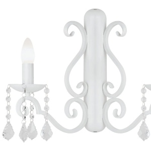 Aplica de perete design modern Diadema alb - Img 2