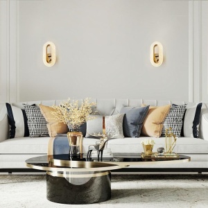 Aplica de perete design modern JEWEL auriu 229877 universul-luminii.ro