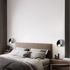 Aplica de perete design modern Minim negru 229047 universul-luminii.ro