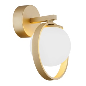Aplica de perete design modern Saturnia auriu - Img 1