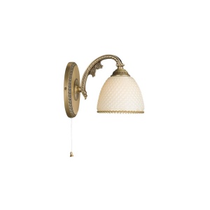 Aplica de perete din alama 1 brat design italian 7005 102407 universul-luminii.ro