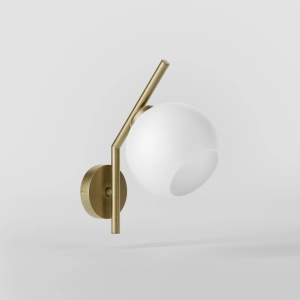 Aplica de perete din alama stil modern Art Deco Spheres - Img 2