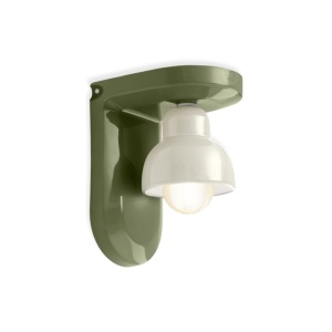 Aplica de perete din ceramica design italian realizata manual BERIMBAU 216217 universul-luminii.ro