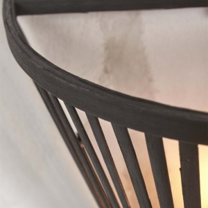 Aplica de perete eco din bambus Merapi tapered 30cm, bl 213457 universul-luminii.ro