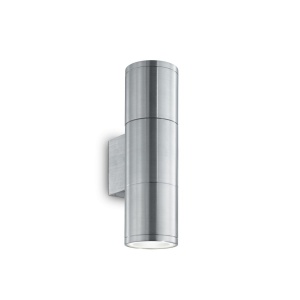 Aplica de perete exterior IP44 GUN AP2 SMALL ALLUMINIO 033013