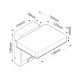 Aplica de perete exterior LED, Protectie IP54, Cooper negru MA-8475 171807 universul-luminii.ro
