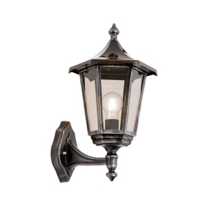 Aplica de perete exterior stil clasic IP43 Hermine AL 11K/82540/A schwarz-silber/aufwarts OR - Img 6