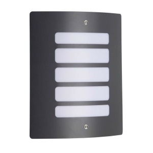 Aplica de perete iluminat exterior IP44 Todd gri inchis 47682/63 BL