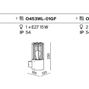 Aplica de perete iluminat exterior IP54 Barrel 1L 226947 universul-luminii.ro