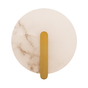 Aplica de perete LED, Ambientala, ALABASTER- BRASS, ZB-2552