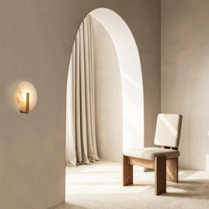 Aplica de perete LED, Ambientala, ALABASTER- BRASS, ZB-2552 169977 universul-luminii.ro