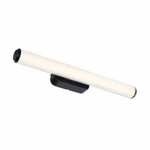 Aplica de perete LED baie IP44 Virelle negru - Img 2
