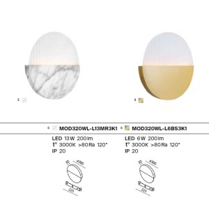 Aplica de perete LED design decorativ ambiental Jupiter 227607 universul-luminii.ro