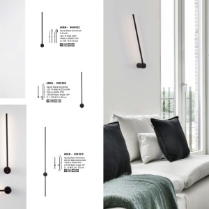 Aplica de perete LED design liniar Aden 104367 universul-luminii.ro
