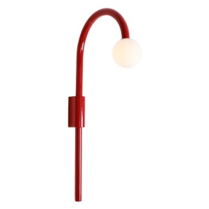 Aplica de perete LED design minimalist ENIGMA, Coral red - Img 1