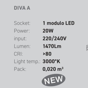 Aplica de perete LED design modern Diva, auriu, alb sau titan - Img 5