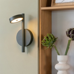 Aplica de perete LED din lemn de frasin verde Okinawa