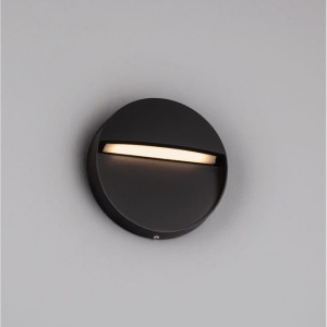 Aplica de perete LED iluminat ambiental exterior NECTAR negru 153217 universul-luminii.ro
