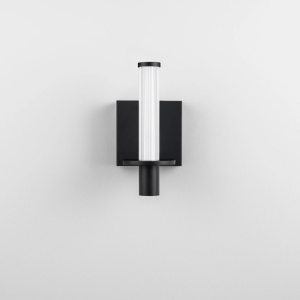 Aplica de perete LED metal negru cu sticla, LUMIEN - Img 4