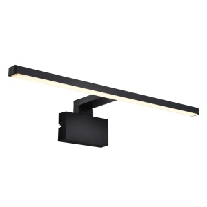 Aplica de perete LED pentru baie IP44 Marlee negru 3000K 221097 universul-luminii.ro